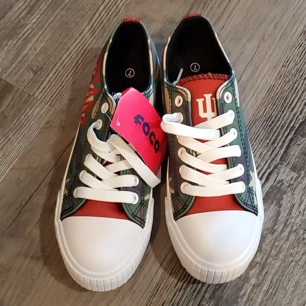 FOCO Indiana Womens Camo Low Top Canvas Shoe Size 7